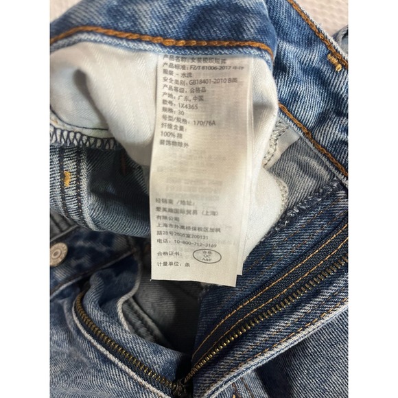 Abercrombie & Fitch Annie High rise denim short size 30 - Picture 4 of 6